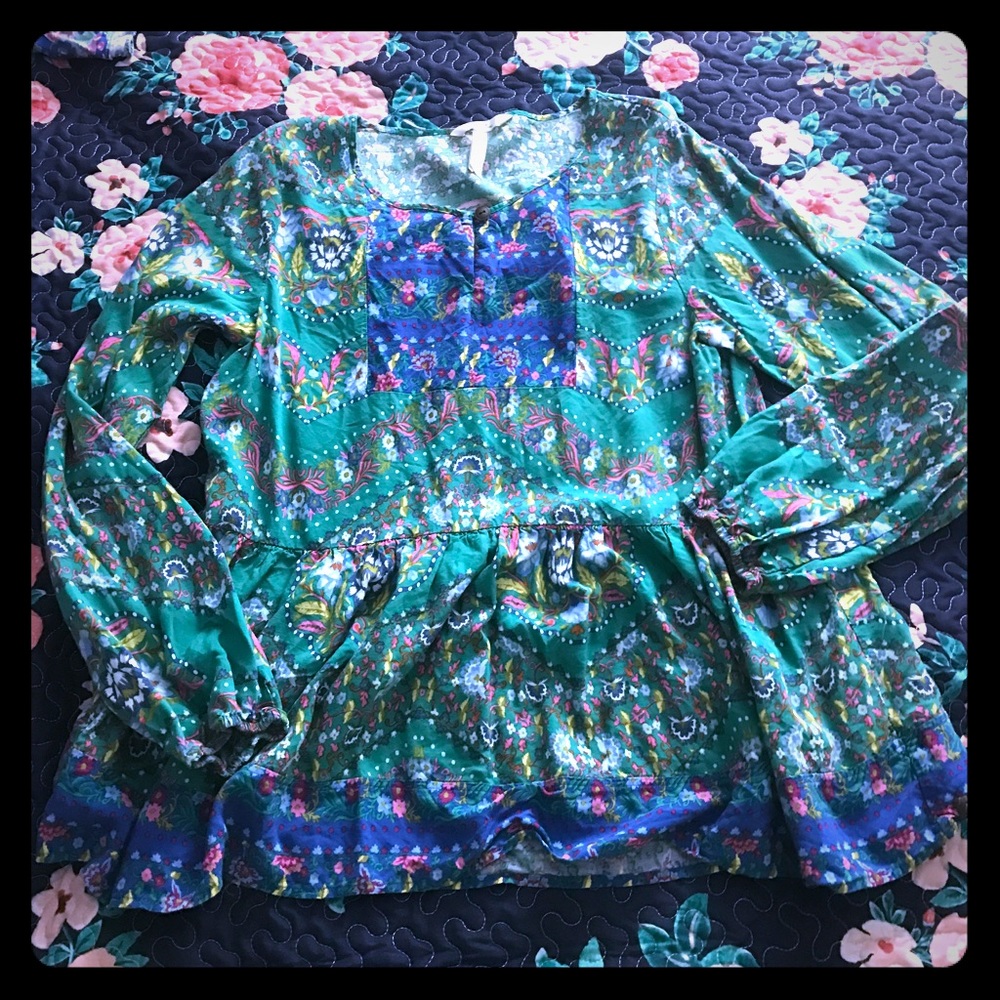 Matilda Jane Evergreen top